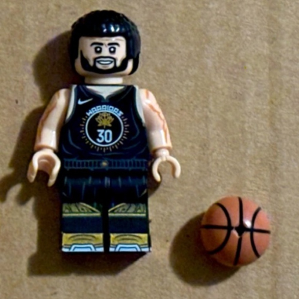 LEGO #30 Nike uniform Curry NBA Basketball Mini Figures NEW